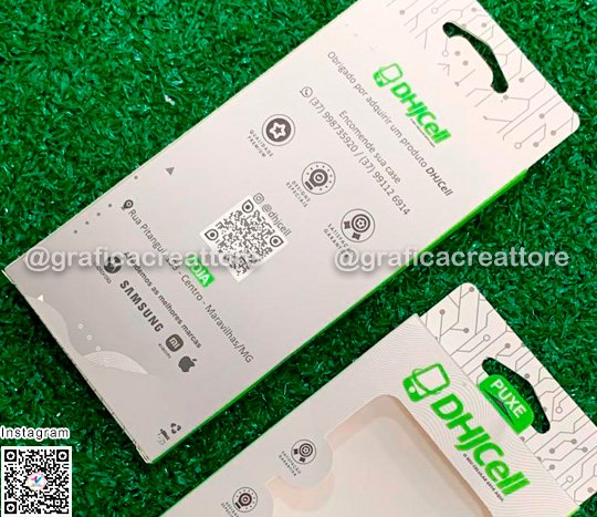 Embalagem para Capas de Celular DHJ Cell