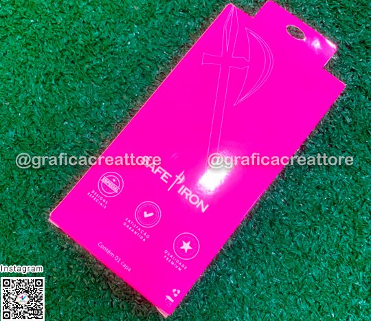 Embalagem para Capas de Celular Safe Iron
