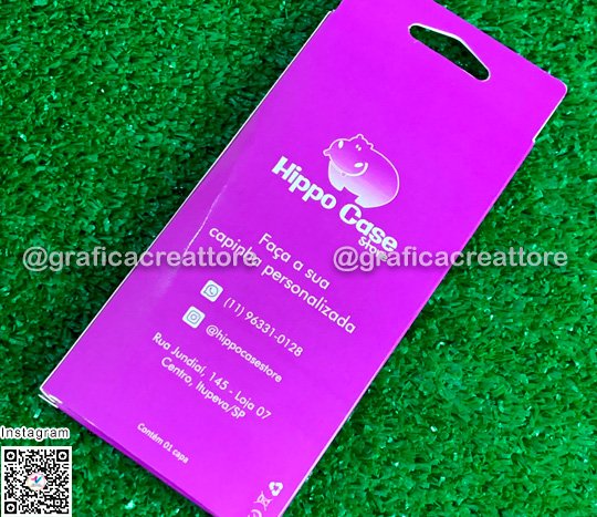 Embalagem para Capas de Celular Hippo Case Store