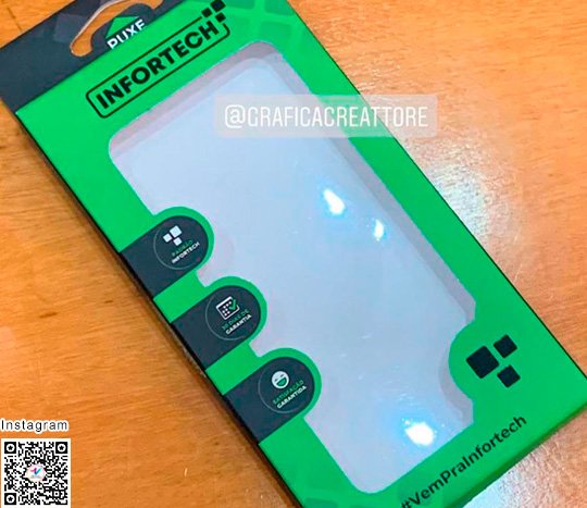 Embalagem para Capas de Celular Infortech