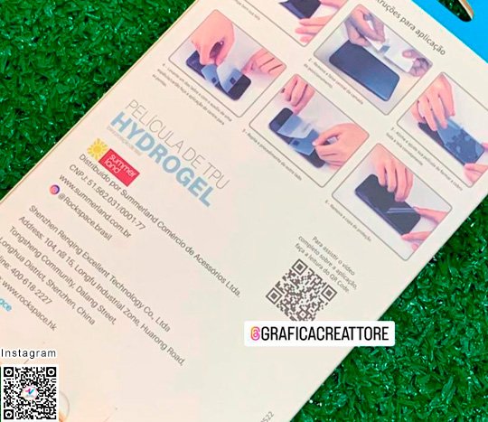 Embalagem para Capas de Celular Rock Space