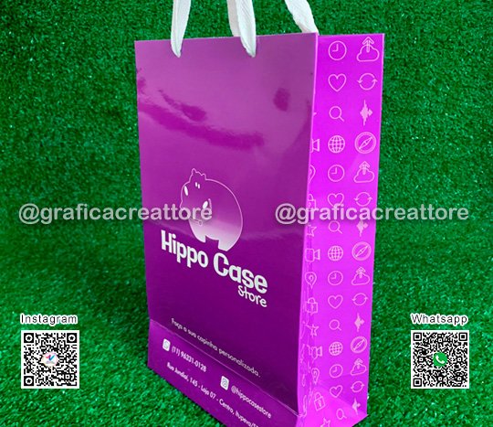 Sacola Personalizada Hippo Case Store