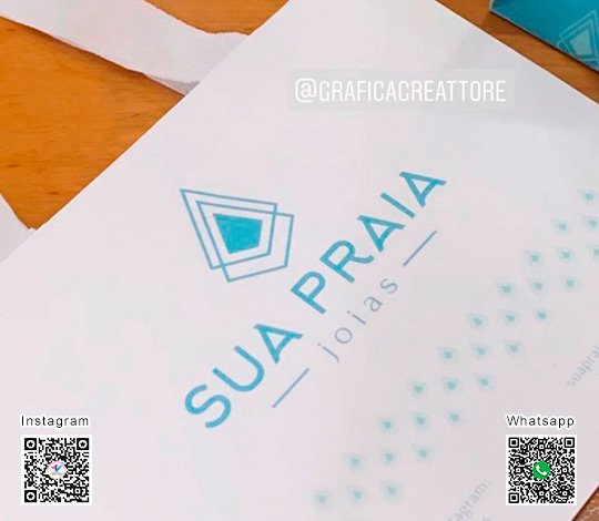 Sacola Personalizada Sua Praia Joias