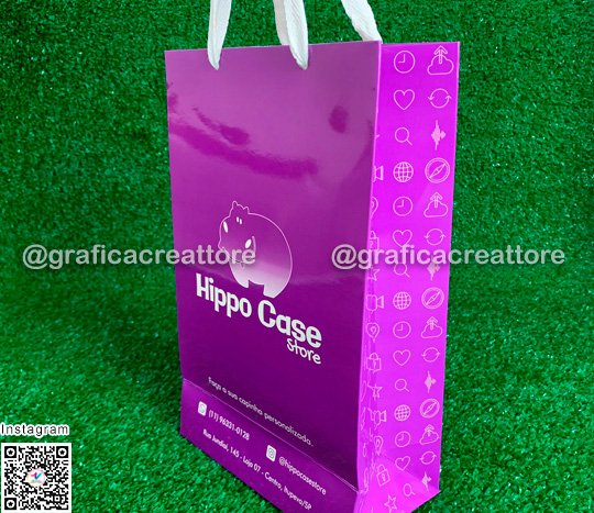 Sacola Personalizada Hippo Case Store